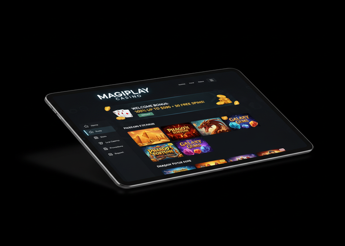 Magiplay Casino Casino en tableta